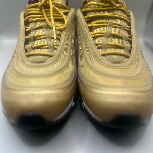 Nike Air Max 97 Metallic Gold Sz 10.5m - Picture 4 of 6